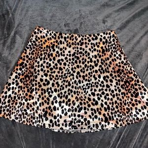 Princess Polly leopard skirt